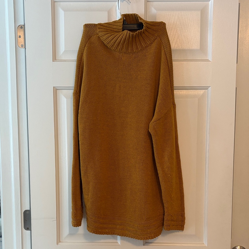 Old Navy Mustard Cowl Neck Sweater